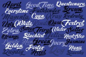 Alternative view of Bella Stella Font