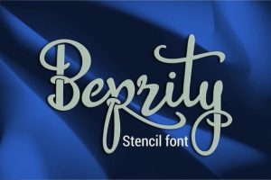 Beprity Stencil Font