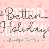 Better Holidays Font