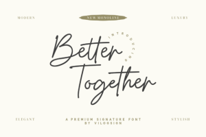 Better Together Font