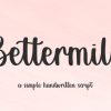 Bettermilk Font