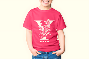 Alternative view of Betty Flowers Monogram Font