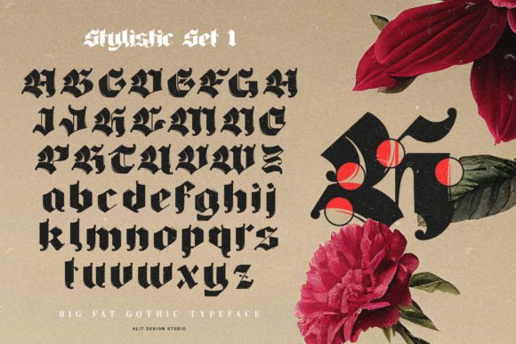 Big Fat Gothic Font - Image 7