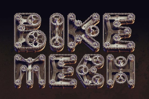 Bike Mech Font - Image 6