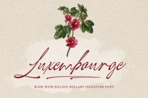 Alternative view of Billion Dollars Font