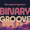 Binary Groove Font