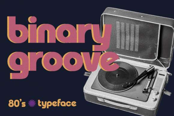 Binary Groove Font - Image 8