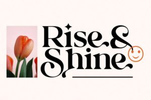 Alternative view of Binter Display Font