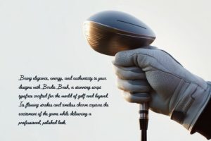 Alternative view of Birdie Bash Font