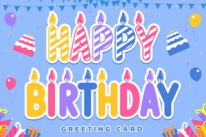 Alternative view of Birthday Candle Font