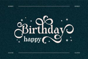Birthday Font