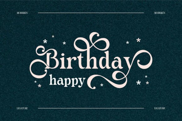 Birthday Font