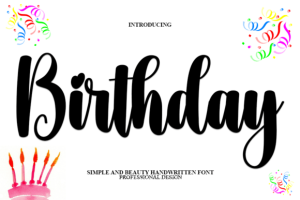 Birthday Font