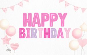 Alternative view of Birthday Girl Font