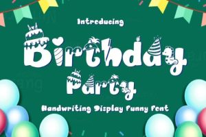 Birthday Party Font