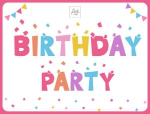 Birthday Party Font