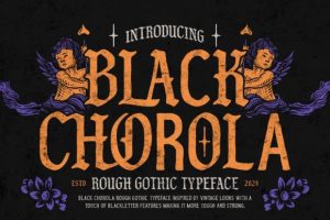Black Chorola Font