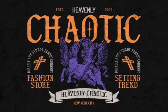 Black Chorola Font - Image 7