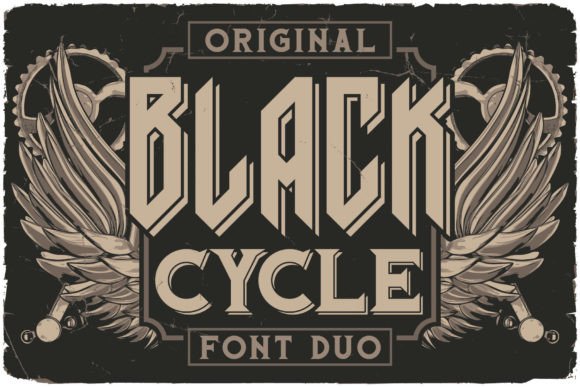 Black Cycle Font