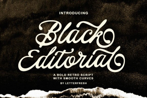 Black Editorial Font