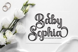 Alternative view of Black Sample Outline Font