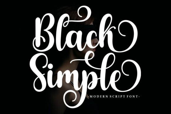 Black Simple Font