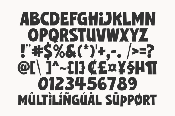 Black Thick Font - Image 5