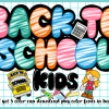 Black to School Kids Font