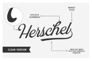 Alternative view of Blackstone Font