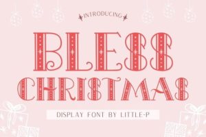 Blessed Christmas Font
