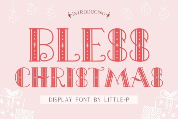 Blessed Christmas Font