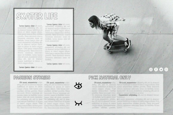 Blocky Outline Font - Image 3