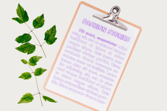 Blocky Outline Font - Image 4