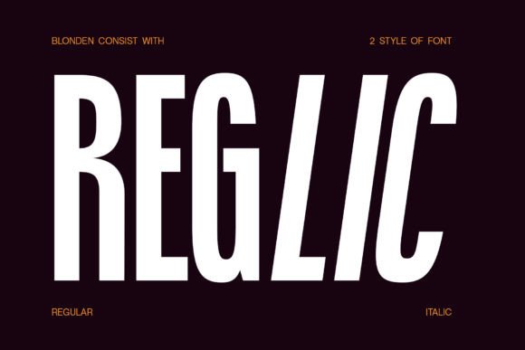 Blonden Font - Image 3