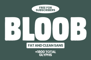 Bloob Font