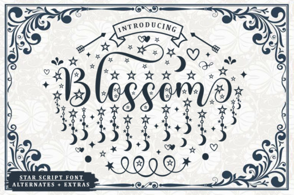 Blossom Font Font