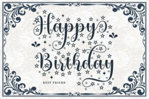 Alternative view of Blossom Font Font