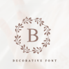 Blossom Monogram Font