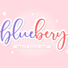 Bluebery Font  Font