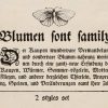Blumen Font