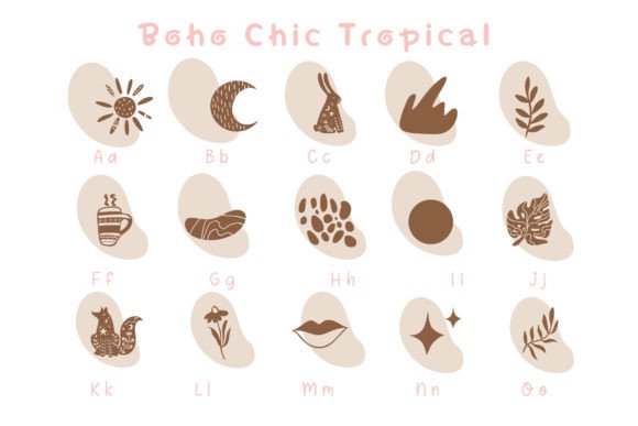 Boho Chic Tropical Font - Image 2