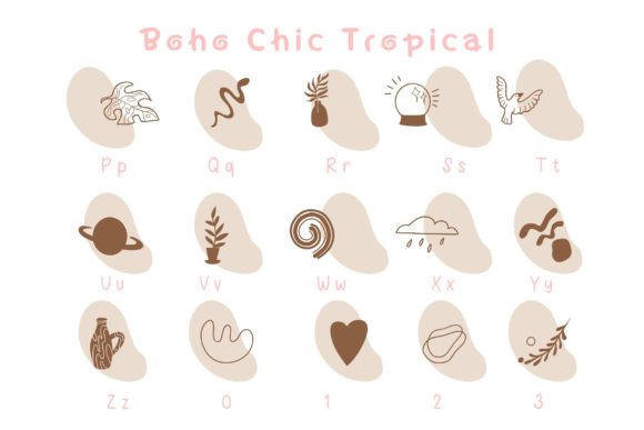 Boho Chic Tropical Font - Image 3