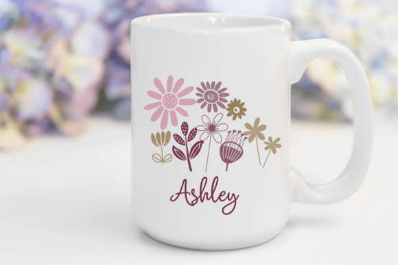 Boho Floral Font - Image 2