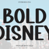 Bold Disney Font