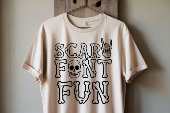 Bone Outline Font - Image 6