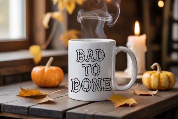 Bone Outline Font - Image 8