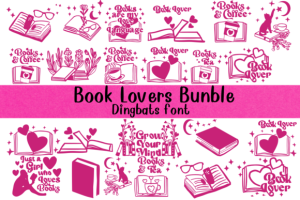 Book Lovers Bundle Font
