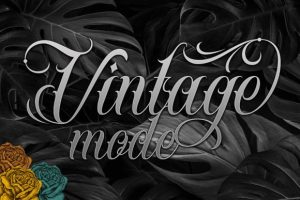 Alternative view of Bougenville Font