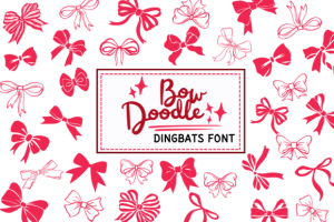 Bow Doodle Font