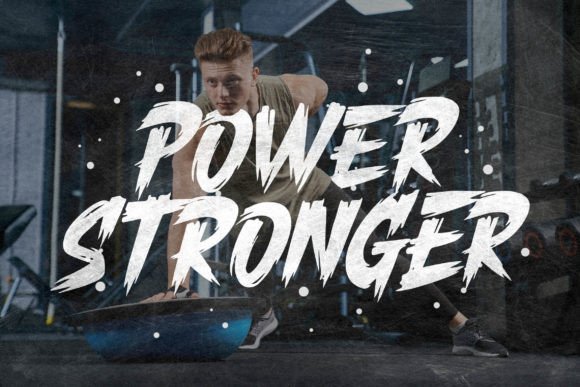 Break Brush Font - Image 4